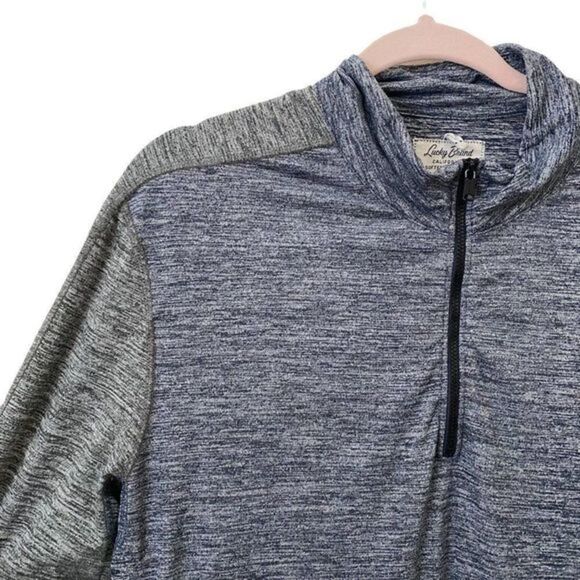 LUCKY BRAND Quarter Zip Pullover Medium‎ - Picture 3 of 3